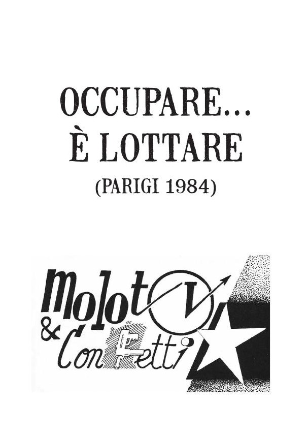 Occupare è lottare