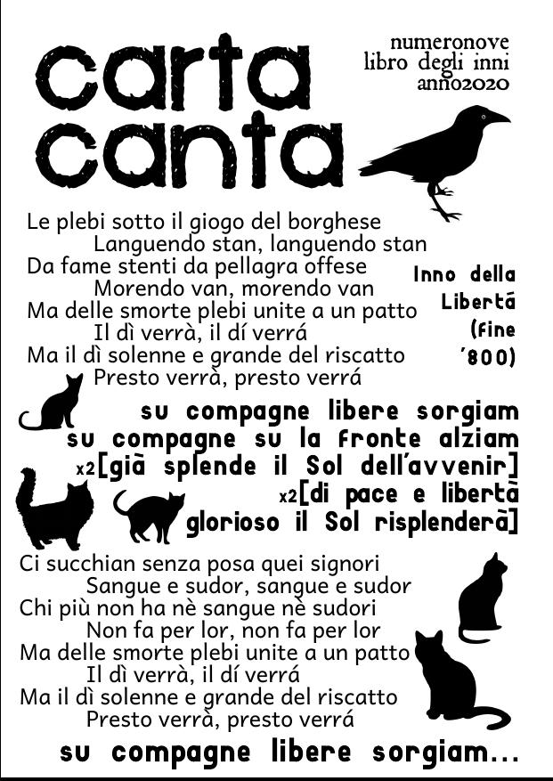 Cartacanta #9 Libro degli inni