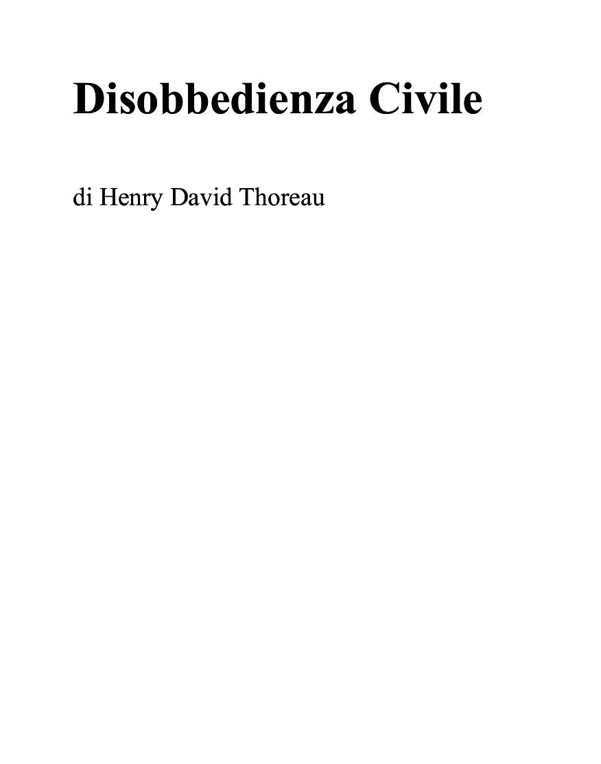 Disobbedienza civile