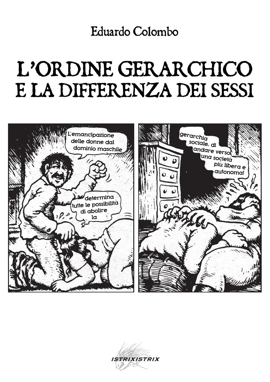 L'ordine gerarchico e la differenza dei sessi