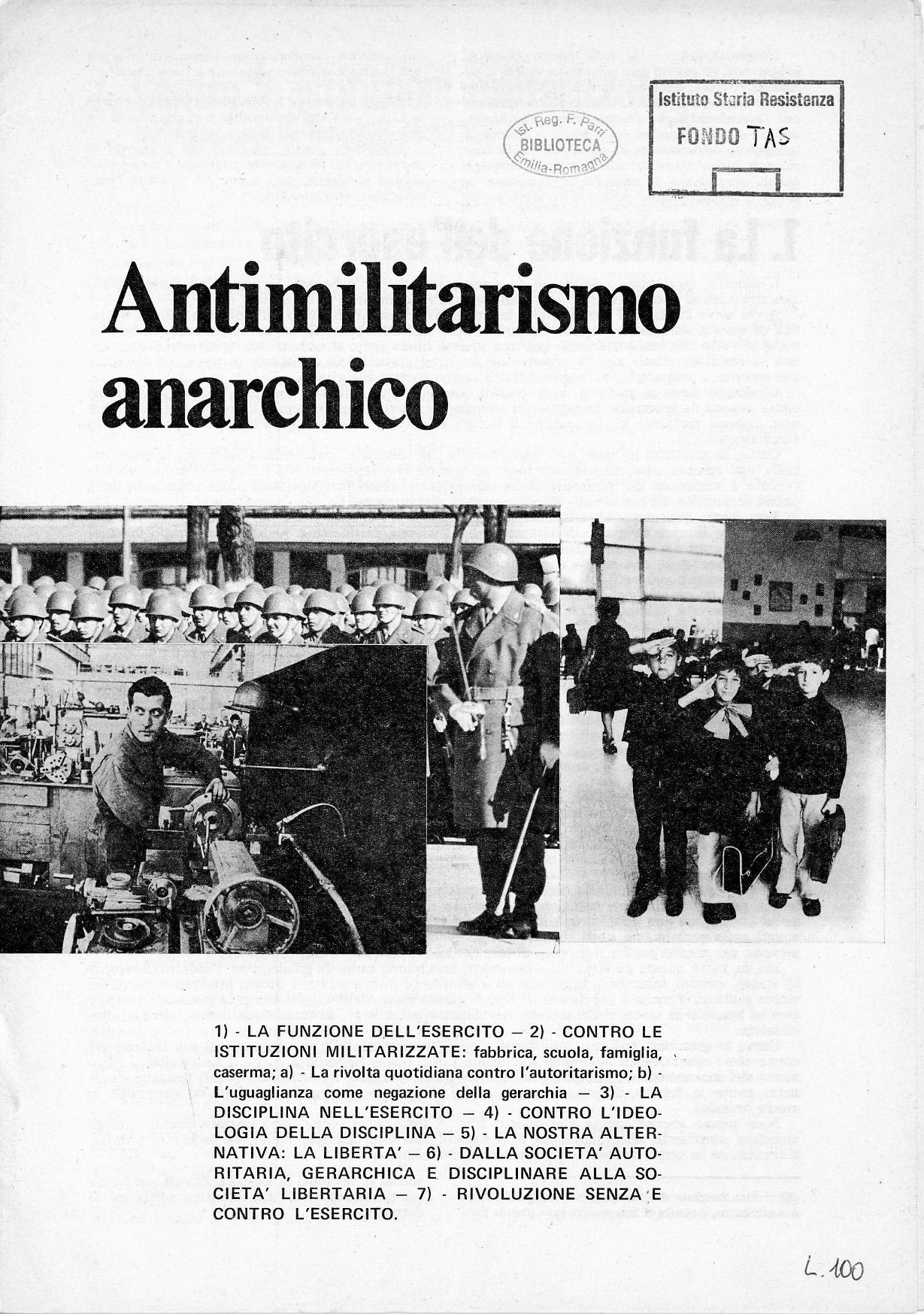 Antimilitarismo anarchico