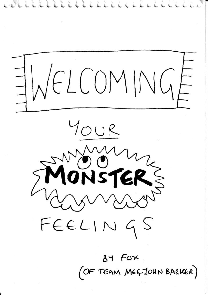 Welcoming your monster feelings