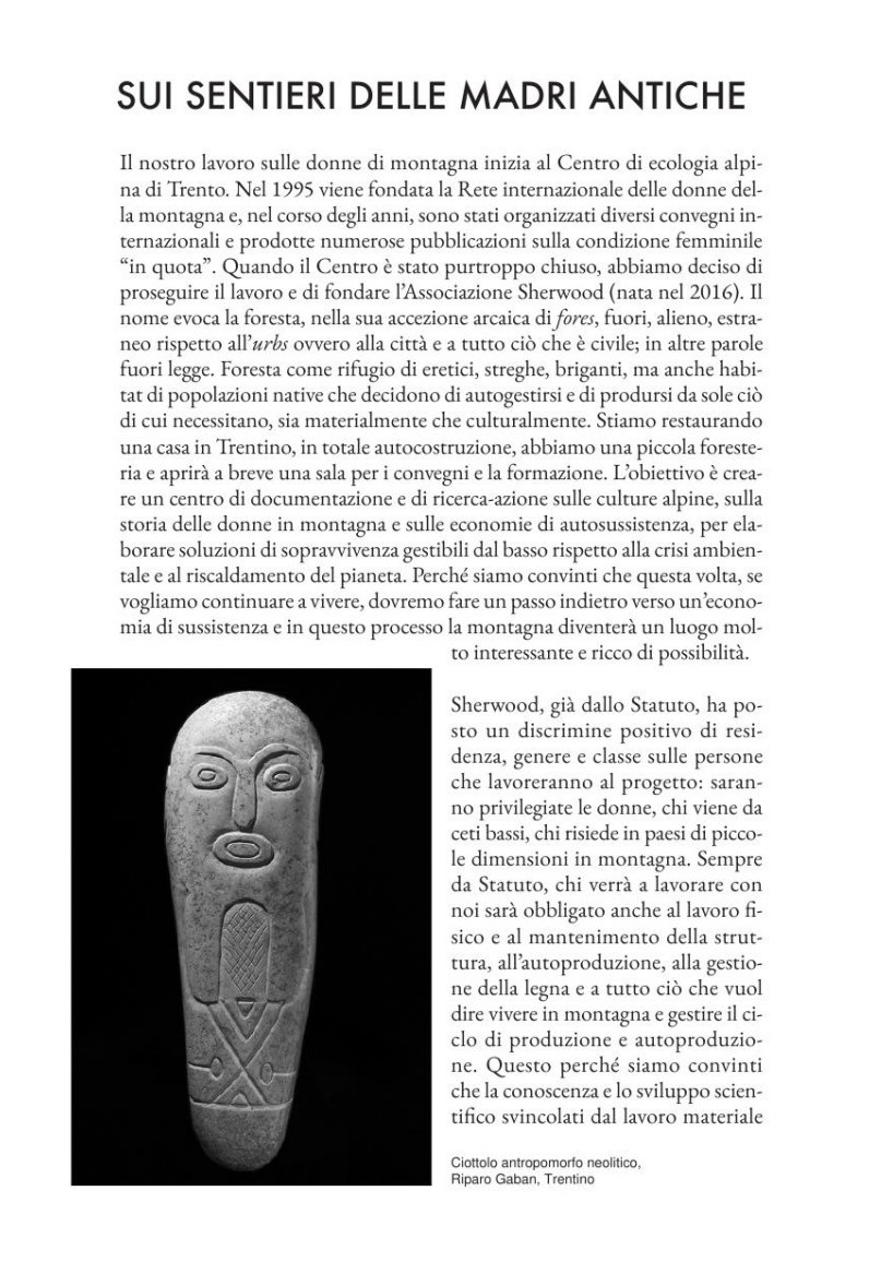 Sui sentieri delle madri antiche