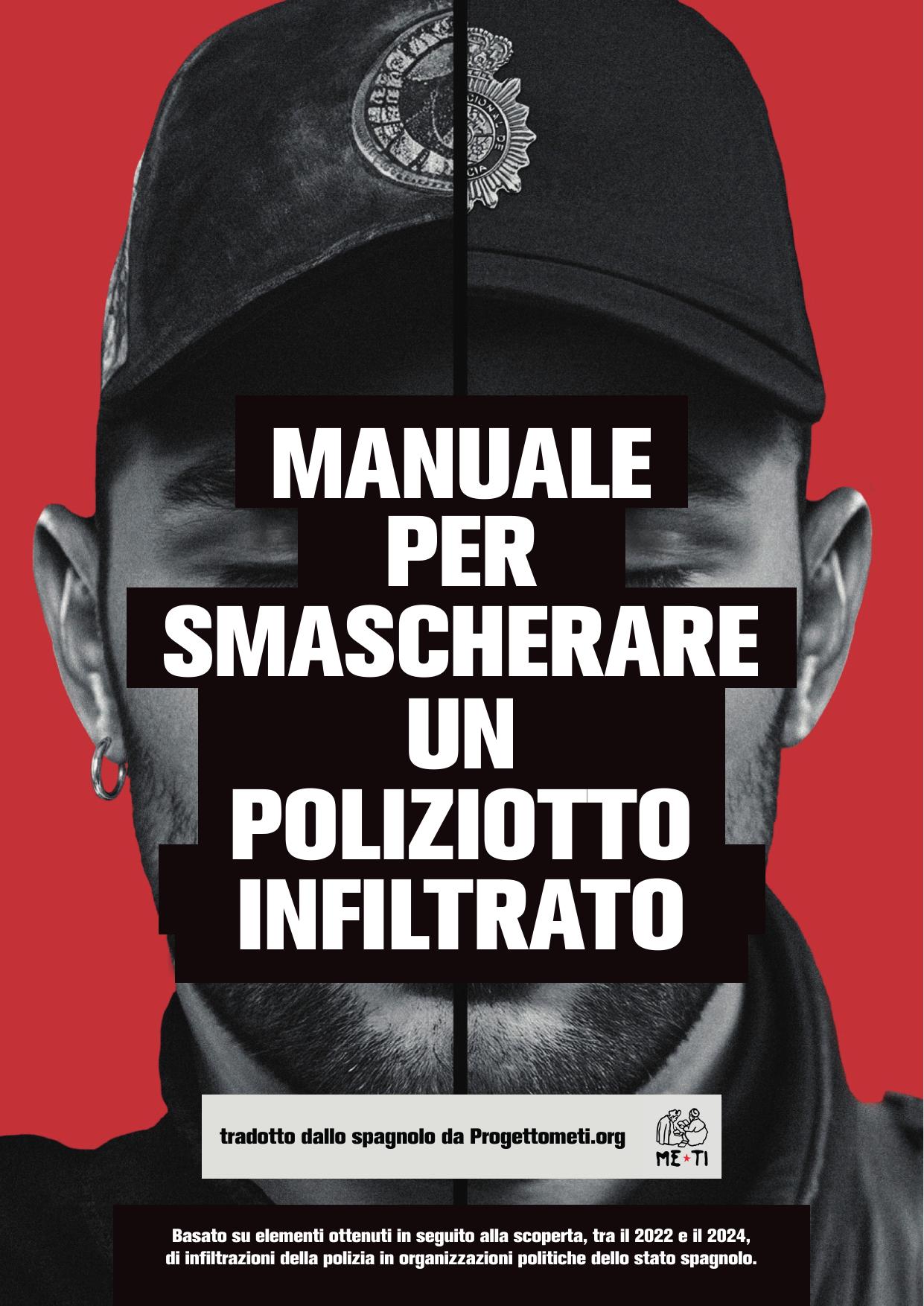 Manuale per smascherare un poliziotto infiltrato