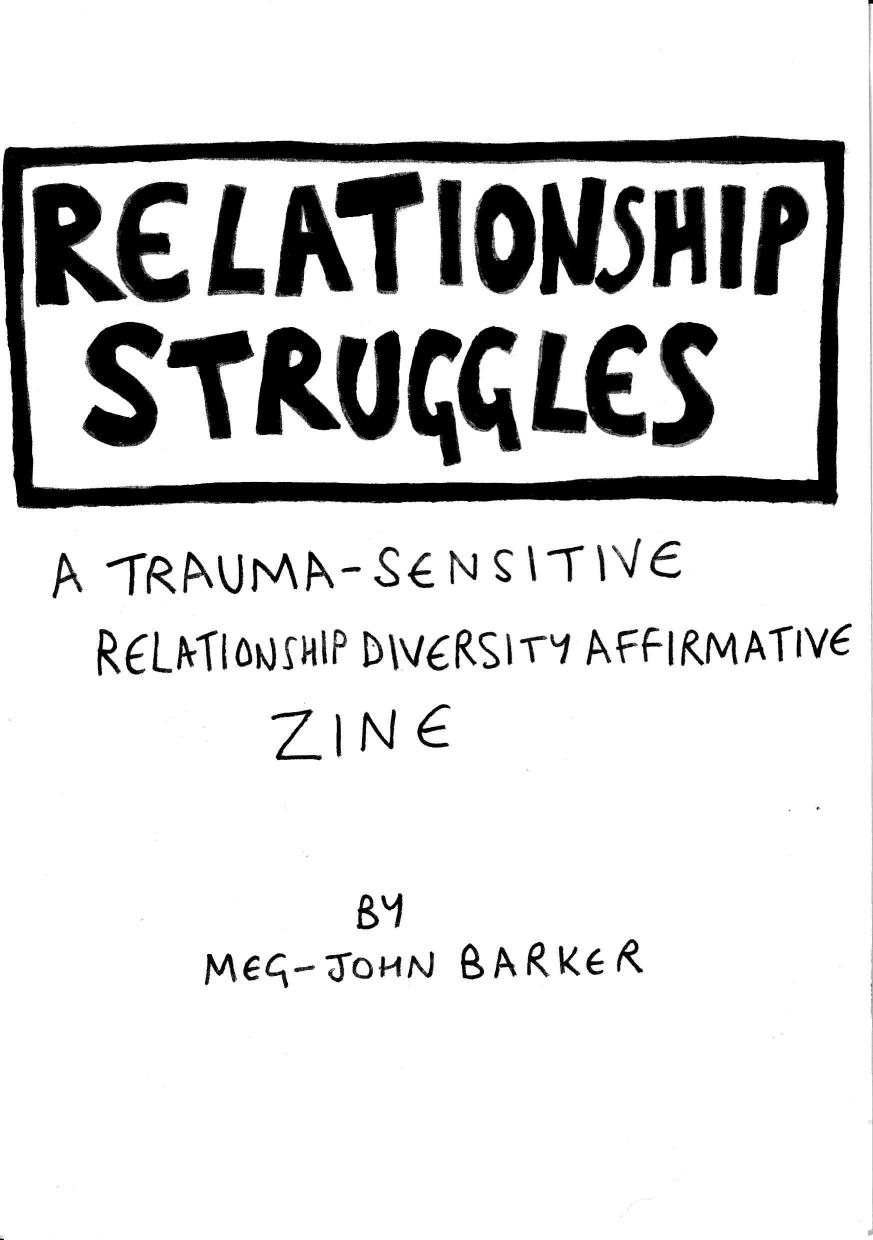 Relationship Struggles. A Trauma-Sensitive Relationship Diversity Affirmative Zine