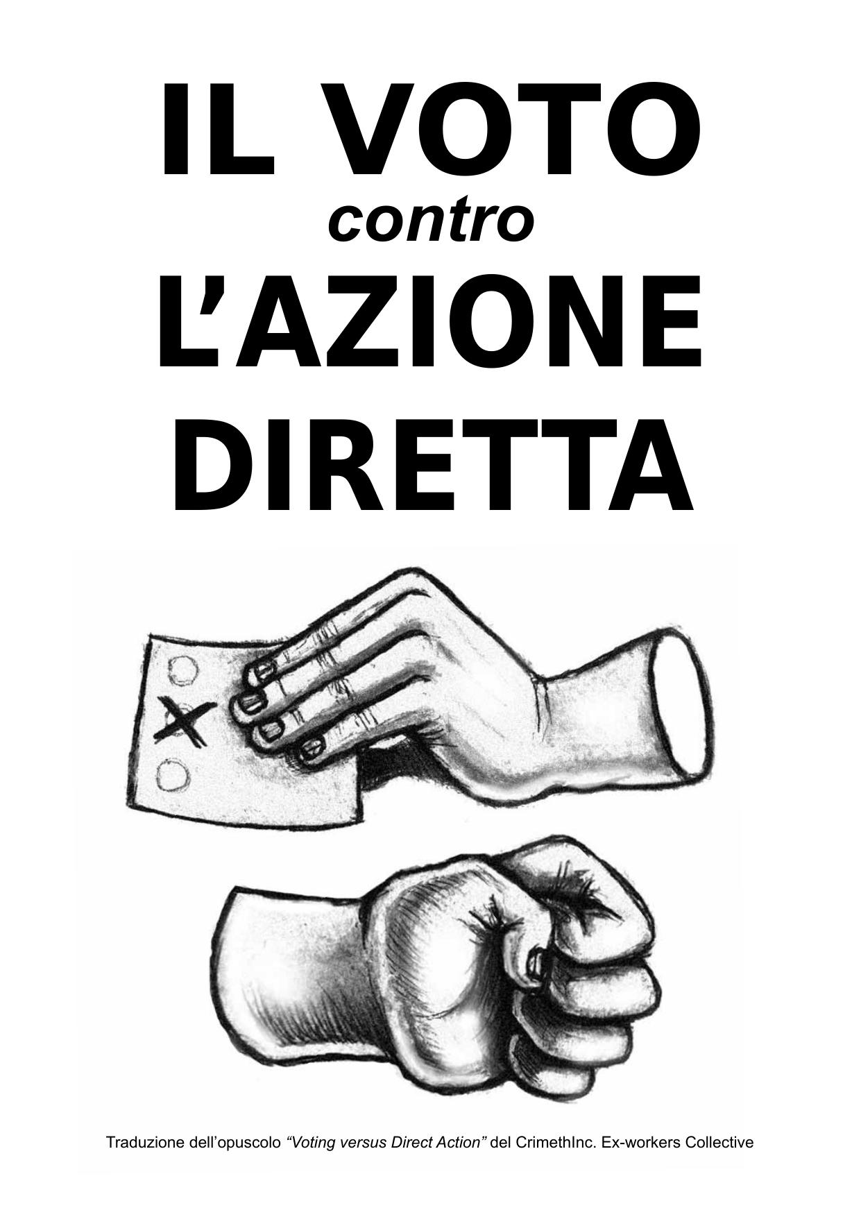 Il voto contro l'azione diretta